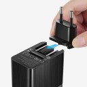 Adaptador de carregamento de rede EU / US / UK 2