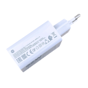 Adaptador de carregamento rápido 67W com cabo USB C e USB A carregador EU com suporte para carregamento rápido USB PD acessório móvel telefone tablet 3