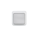 Adaptador de enchufe de la UE, interruptor de pared blanco, interruptor de la UE, interruptor clásico de plástico ignífugo, interruptor de encendido 3