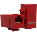 Adaptador de ligação CAT 6 RJ45 F/F 2 unidades 3