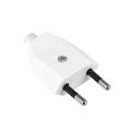 Adaptador de tomada EU 250V 16A ficha de 2 pinos 4,0 mm Ponta de substituição para cabo de alimentação Adaptador de viagem AC universal 16 A 4