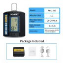 Adaptador de torque digital SHAHE ANC-340 1/2 alcance 10–340 Nm medidor eletrônico de torque preto e azul para automóveis e bicicletas 2