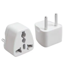 Adaptador de viagem universal EU 4,0 mm tipo C Tomada eléctrica 100–240 V Adaptador não inflamável para tomada europeia Design compacto 2