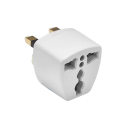 Adaptador de viaje universal con enchufe europeo, 250 V, 2 A, 100-240 V, convertidor de toma de corriente, adaptador ligero, 1 ranura, 19 x 4,8 mm 2