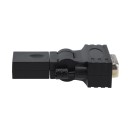 Adaptador giratorio HDMI a DVI 24+1 F/M 4