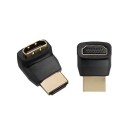 Adaptador HDMI F/M em ângulo 3