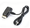 Adaptador HDMI VGA macho e fêmea J1308 5