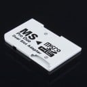 Adaptador MS Pro Duo para dos tarjetas Micro SD y Micro SDHC Reducción de tarjetas de memoria para dispositivos con ranura MS Pro Duo Ranuras 4