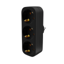 Adaptador multifuncional para tomada EU 14x4 cm Tomada elétrica de três slots 2500W 250V 16A Carregamento de vários dispositivos Lar Design elegante 7