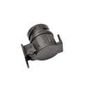 Adaptador resistente 13 pinos para 7 pinos para reboque 12V conector plástico de engate tomada A30 proteção de ligação universal automóvel 4