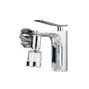 Adaptador rotativo para torneira de cozinha 360° com tubo extensível e cabeçal de chuveiro filtrante acessório universal para pia de cozinha 2