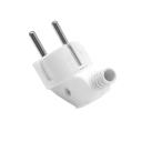 Adaptador universal para tomada EU 250V 16A ficha de 2 pinos 4,8 mm Ficha de substituição para cabo de alimentação Adaptador AC de viagem EU 16A 8