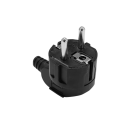 Adaptador universal para tomada EU 250V 16A ficha de 2 pinos 4,8 mm Ficha de substituição para cabo de alimentação Adaptador AC de viagem EU 16A 9
