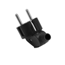 Adaptador universal para tomada EU 250V 16A ficha de 2 pinos 4,8 mm Ficha de substituição para cabo de alimentação Adaptador AC de viagem EU 3