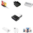Adaptador USB-A macho a USB-C hembra para conectar un cable USB-C a un cargador o computadora portátil. Transferencia de datos a 480 Mbps 10