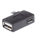 Adaptador USB a Micro USB en ángulo 4