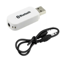 Adaptador USB Bluetooth 2.1 + EDR 2 em 1 Receptor Transmissor PC Rádio Automóvel Coluna Teclado Rato Cabo de Áudio AUX 3,5mm Alcance 10 m Cor 6