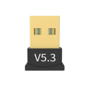 Adaptador USB Bluetooth 5.3 para PC Receptor para música, ratón, teclado Alcance de 20 m Compatible con Windows 7–11 Transmisión estable Sistema 4