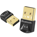 Adaptador USB Bluetooth 5.4 para PC Receptor para música altifalantes rato teclado Windows 7–11 20 m alcance Transferência rápida e estável 2