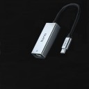 Adaptador USB-C 3.0 para RJ45 Redução de rede para ligar dispositivos com porta USB-C a uma rede com fio Velocidade até 1 Gbps Cor prateada 2