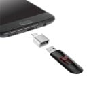 Adaptador USB-C a USB 3.0 para teléfono y portátil Reducción compacta para memoria USB y otros dispositivos con conector USB-A Cuerpo 6