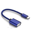 Adaptador USB-C a USB para conectar una unidad flash y otros accesorios a un dispositivo con puerto USB-C Cable trenzado Longitud 16,5 cm 3