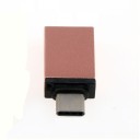 Adaptador USB-C macho para Micro USB ou USB 3.0 ou Lightning fêmea para ligação de acessórios a dispositivos com porta USB-C Cor rosa 2
