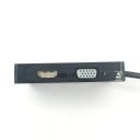 Adaptateur 3 en 1 Mini DisplayPort vers HDMI DVI-I et VGA pour connecter un moniteur ou un projecteur à un ordinateur Résolution jusqu'à 1080p Câble 5