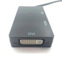 Adaptateur 3 en 1 Mini DisplayPort vers HDMI DVI-I et VGA pour connecter un moniteur ou un projecteur à un ordinateur Résolution jusqu'à 1080p Câble 7