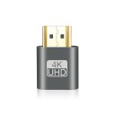 Adaptateur d'émulateur d'affichage virtuel HDMI Dummy Plug pour moniteur fictif Bureau à distance 4K Accélération GPU simulateur d'affichage 3