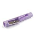 Adaptateur de crayon avec taille-crayon et sifflet Taille-crayon multifonction pour crayons Sifflet avec taille-crayon 6,6 x 1,1 cm 7