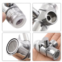 Adaptateur de cuisine pour robinet M22/M24 connecteur de vanne chromé pour évier, bidet, toilette, douche et utilisation universelle 2