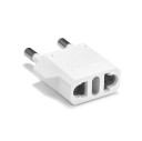 Adaptateur de prise de l'UE vers la prise USA - Blanc 3