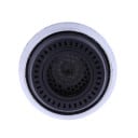 Adaptateur rotatif pour robinet 360° Embout articulé pour diriger le jet d'eau Filetage à vis Argenté avec éléments noirs 9