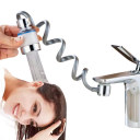 Adaptateur rotatif pour robinet d'évier 360° avec tube d'extension et douchette filtrante accessoire universel pour évier de cuisine 5