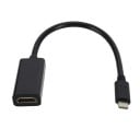 Adaptateur USB-C mâle vers HDMI femelle pour connexion à un moniteur ou une télévision Résolution jusqu'à Full HD 1080p Longueur 20 cm Finition noire 5