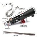 Adaptator pentru bormasina 23 x 5,1 x 3,5 cm Alimentare automată cu șuruburi Setare adâncime Accesoriu din aluminiu 7