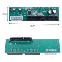 Adapter 2.5" SATA Female to 3.5" IDE Male 40pin with 4pin Power Connector Compatible with Windows and Linux 9.8 x 2.8 cm 4