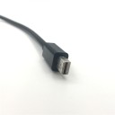 Adaptér 3v1 Mini DisplayPort na HDMI DVI-I a VGA pro připojení monitoru nebo projektoru k počítači Rozlišení až 1080p Kabel 18 cm Černý 4