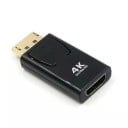 Adapter DisplayPort hane till HDMI hona för att ansluta dator till monitor eller TV Upplösning upp till 4K Ultra HD Kompakt svart design 3