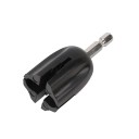 Adapter do wkrętarki na nawijanie strun Sześciokątny elektryczny adapter do kluczyków strojących do gitar akustycznych i basowych Czarny kolor 1