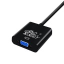 Adaptér DVI samec na VGA samica s krátkym káblom Pre pripojenie monitora alebo projektora k výstupu DVI Rozlíšenie až 1080p Full HD Čierny 2