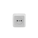 Adaptér EU vonkajšia elektrická zásuvka bez uzemnenia 220V 16A Nehorľavý plast AC zástrčka Rezidenčné Univerzálne použitie Zásuvka 2