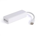 Adapter från MagSafe 2 hona till USB-C hane för att ladda enheter med USB-C från MagSafe 2-laddare Utgång upp till 60 W Plastiskt hölje 1