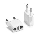 Adapter from EU Socket to USA Plug - White 1