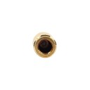 Adapter jack 3,5 mm han til 6,5 mm hun Reducering til hovedtelefoner og kabler med 6,5 mm stik Krop af zinklegering i guld 2