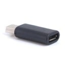 Adapter Micro USB hun til Mini USB han Reduktion til tilslutning af Micro USB-kabel til enhed med Mini USB-stik Lille sort design 4