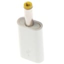 Adaptér Micro USB samice na DC jack 4,0 x 1,7 mm samec Redukcia pre napájanie zariadení s DC vstupom cez kábel Micro USB Biele plastové telo 2