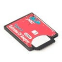 Adaptér pre pamäťovú kartu SD do slotu CF typu I Redukcia pre použitie karty SD v zariadení so slotom CompactFlash Rozmery 4,2 x 3,6 x 0,3 cm 3