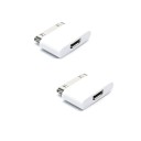 Adapter til Apple iPhone 30-bens til Micro USB 2 stk. 1